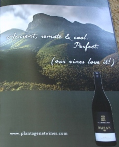 Chicago - Plantagenet Wines Advertisement